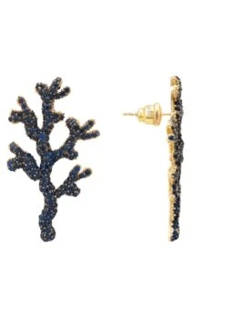 Latelita Coral Reef Earrings Blue Cz 8 Latelita Coral Reef Earrings Blue Cz -Latelitla Store 5054469056073b