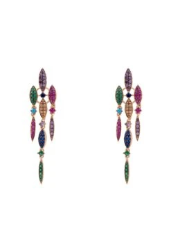 Latelita Valencia Rainbow Earrings Rosegold