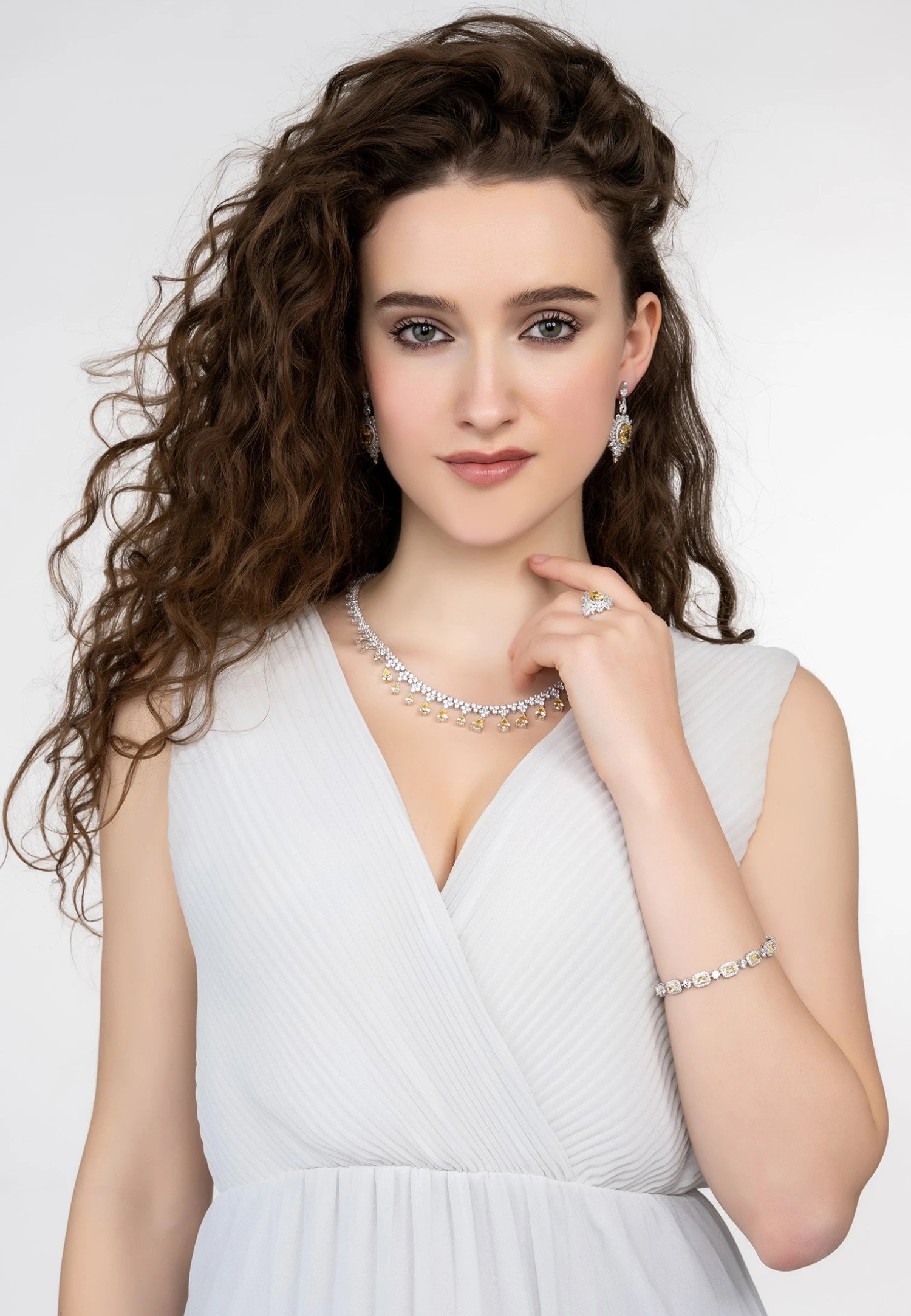 Latelita Arabesque Splendor Drop Earrings Yellow Topaz Silver 7 Latelita Arabesque Splendor Drop Earrings Yellow Topaz Silver - Image 5