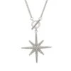 Latelita Altair Star Burst Lariat Necklace Silver -Latelitla Store altair star burst lariat necklace silver 166573