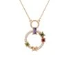 Latelita Amalfi Baguette Halo Necklace Rosegold -Latelitla Store amalfi baguette halo necklace rosegold 944732