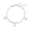 Latelita Amelia Three Pearl Bracelet Silver 1 Latelita Amelia Three Pearl Bracelet Silver -Latelitla Store amelia three pearl bracelet silver 798900