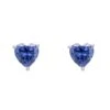 Latelita Amore Heart Stud Earrings Tanzanite Silver -Latelitla Store amore heart stud earrings tanzanite silver 149133