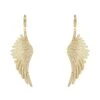 Latelita Angel Wing Drop Earrings Gold White 1 Latelita Angel Wing Drop Earrings Gold White -Latelitla Store angel wing drop earrings gold white 998315