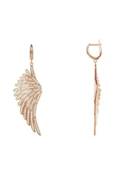 Latelita Angel Wing Drop Earrings Rosegold White 10 Latelita Angel Wing Drop Earrings Rosegold White -Latelitla Store angel wing drop earrings rosegold white 224722