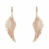 Latelita Angel Wing Drop Earrings Rosegold White 1 Latelita Angel Wing Drop Earrings Rosegold White -Latelitla Store angel wing drop earrings rosegold white 558506