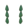 Latelita Arabelle Emerald Green Earrings Gold -Latelitla Store arabelle emerald green earrings gold 162921