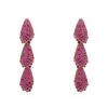 Latelita Arabelle Ruby Pink Earrings Rosegold -Latelitla Store arabelle ruby pink earrings rosegold 546669