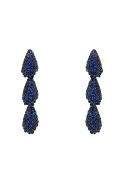 Latelita Arabelle Sapphire Blue Earrings Gold