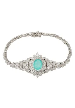 Latelita Arabesque Splendor Bracelet Paraiba Tourmaline Silver