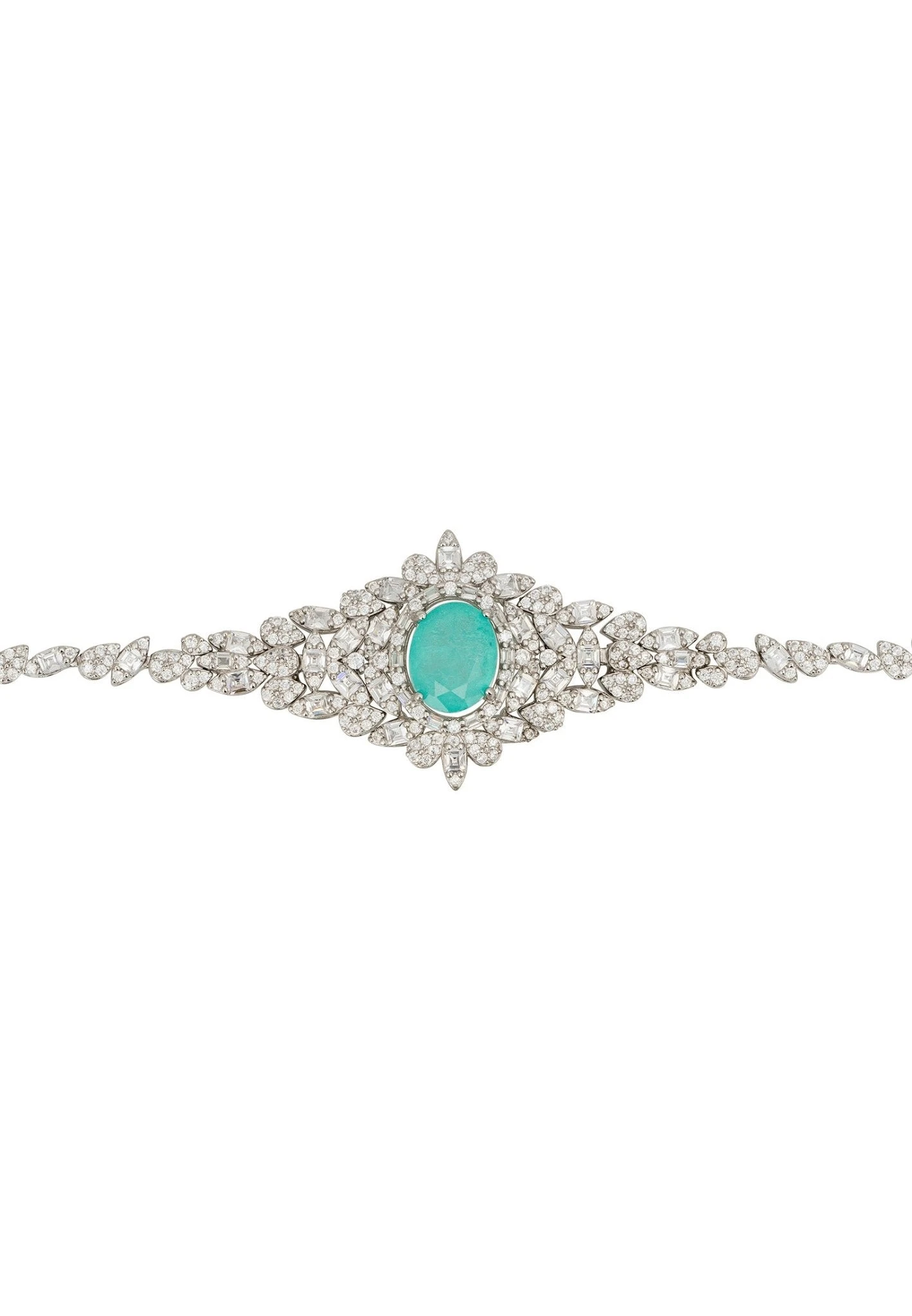 Latelita Arabesque Splendor Bracelet Paraiba Tourmaline Silver 5 Latelita Arabesque Splendor Bracelet Paraiba Tourmaline Silver - Image 3