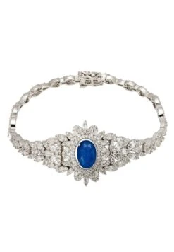 Latelita Arabesque Splendor Bracelet Sapphire Silver