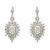 Latelita Arabesque Splendor Drop Earrings Moissanite Silver -Latelitla Store arabesque splendor drop earrings moissanite silver 618382