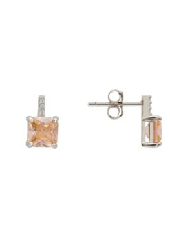 Latelita Aria Crystal Stud Earrings Peach Silver 8 Latelita Aria Crystal Stud Earrings Peach Silver -Latelitla Store aria crystal stud earrings peach silver 853282