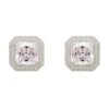 Latelita Arianna Morganite Stud Earrings Silver -Latelitla Store arianna morganite stud earrings silver 270334