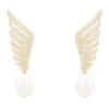 Latelita Athena Pearl Earrings Gold -Latelitla Store athena pearl earrings gold 423718