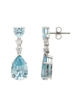 Latelita Augusta Blue Topaz Teardrop Earrings Silver -Latelitla Store augusta blue topaz teardrop earrings silver 922777