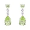 Latelita Augusta Peridot Teardrop Earrings Silver -Latelitla Store augusta peridot teardrop earrings silver 198061
