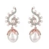 Latelita Baroque Pearl Poseidon Gemstone Drop Earrings Aqua Rosegold -Latelitla Store baroque pearl poseidon gemstone drop earrings aqua rosegold 795702