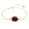 Latelita Beatrice Oval Gemstone Bracelet Gold Garnet -Latelitla Store beatrice oval gemstone bracelet gold garnet 991443