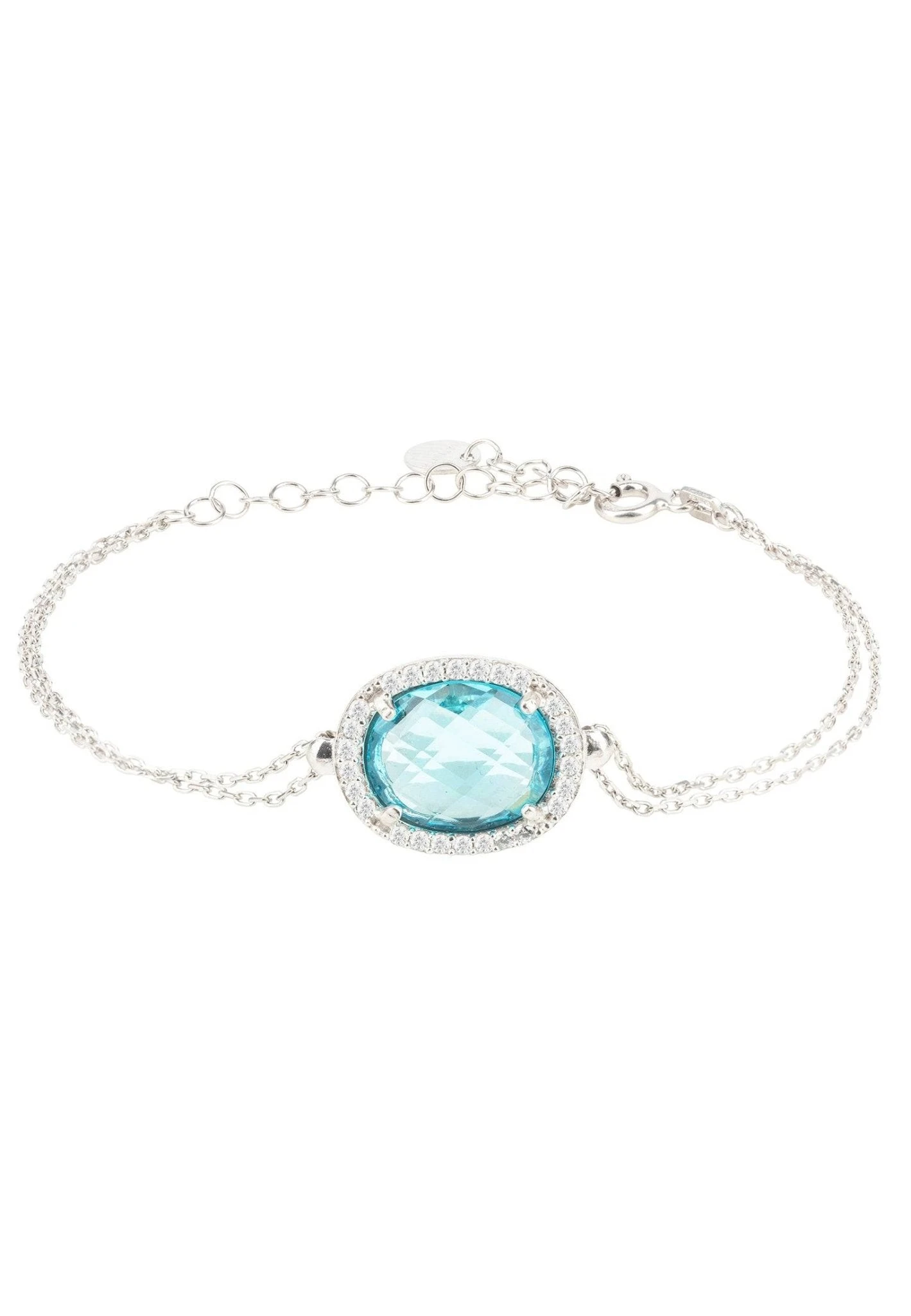 Latelita Beatrice Oval Gemstone Bracelet Silver Blue Topaz Hydro 3 Latelita Beatrice Oval Gemstone Bracelet Silver Blue Topaz Hydro