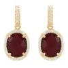 Latelita Beatrice Oval Gemstone Drop Earrings Gold Garnet 1 Latelita Beatrice Oval Gemstone Drop Earrings Gold Garnet -Latelitla Store beatrice oval gemstone drop earrings gold garnet 632476