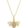 Latelita Bees Knees Pendant Necklace Gold 1 Latelita Bees Knees Pendant Necklace Gold -Latelitla Store bees knees pendant necklace gold 953071