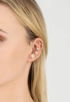 Latelita Butterflies Non-Pierced Ear Climber Left Gold -Latelitla Store butterflies non pierced ear climber left gold 245659