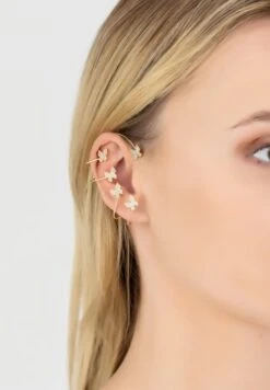 Latelita Butterflies Non-Pierced Ear Climber Right Gold -Latelitla Store butterflies non pierced ear climber right gold 593771
