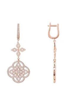 Latelita Celtic Knot Clover Drop Earrings Rosegold 8 Latelita Celtic Knot Clover Drop Earrings Rosegold -Latelitla Store celtic knot clover drop earrings rosegold 672600