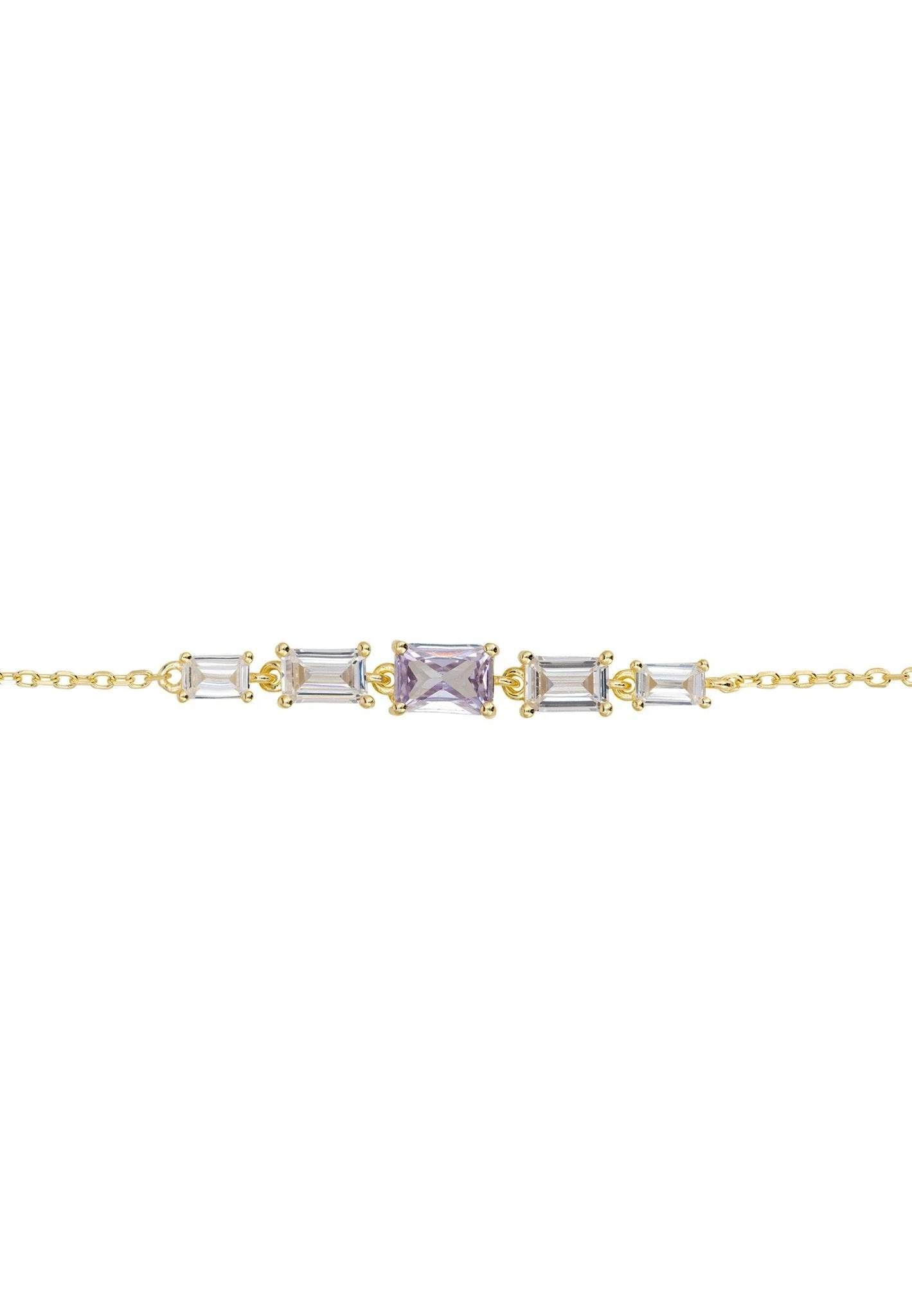 Latelita Clara Gemstone Bracelets Gold Lilac Amethyst 5 Latelita Clara Gemstone Bracelets Gold Lilac Amethyst - Image 3