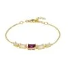 Latelita Clara Gemstone Bracelets Gold Ruby -Latelitla Store clara gemstone bracelets gold ruby 908296