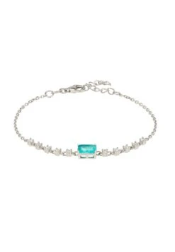 Latelita Claudia Gemstone Bracelet Silver Paraiba Tourmaline