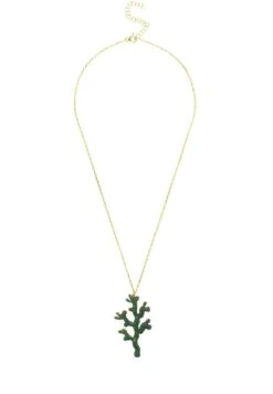 Latelita Coral Reef Necklace Green Cz -Latelitla Store coral reef necklace green cz 437751