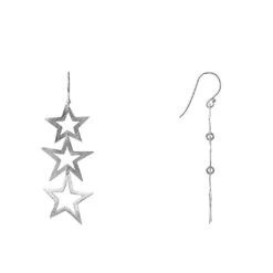 Latelita Cosmic Triple Open Star Earring -Latelitla Store cosmic triple open star earring 610246