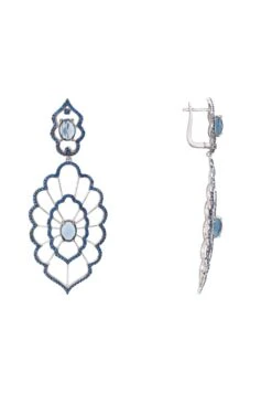 Latelita Countessa Earrings Sapphire Blue Silver -Latelitla Store countessa earrings sapphire blue silver 530689