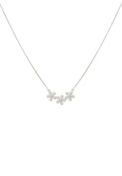 Latelita Daisy Chain Necklace Silver