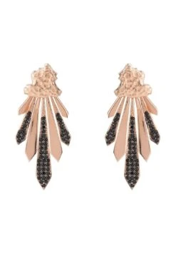 Latelita Deco Fan Black Ear Rosegold