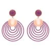 Latelita Descending Circles Drop Earrings Rosegold Ruby 2 Latelita Descending Circles Drop Earrings Rosegold Ruby -Latelitla Store descending circles drop earrings rosegold ruby 583880