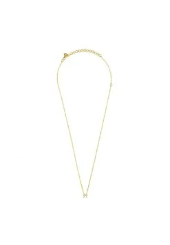 Latelita Diamond Zodiac Necklace Gold Pisces -Latelitla Store diamond zodiac necklace gold pisces 836449