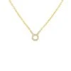 Latelita Diamond Zodiac Necklace Gold Taurus -Latelitla Store diamond zodiac necklace gold taurus 977388