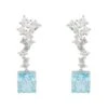 Latelita Diana Blue Topaz Drop Earrings Silver -Latelitla Store diana blue topaz drop earrings silver 629861