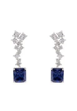 Latelita Diana Tanzanite Drop Earrings Silver