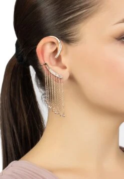 Latelita Dubai Tassel Ear Climber Right Silver -Latelitla Store dubai tassel ear climber right silver 543405