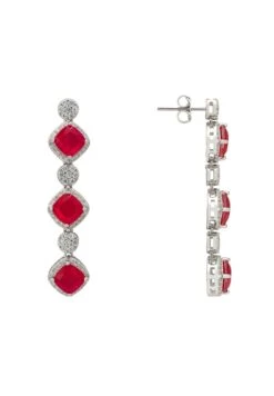 Latelita Elena Drop Earrings Pink Tourmaline Silver -Latelitla Store elena drop earrings pink tourmaline silver 414048