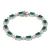 Latelita Elena Gemstone Bracelet Emerald Silver 2 Latelita Elena Gemstone Bracelet Emerald Silver -Latelitla Store elena gemstone bracelet emerald silver 389689