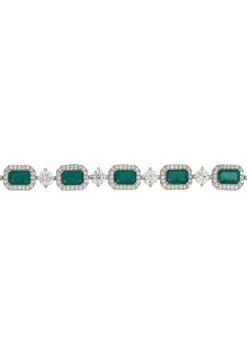 Latelita Elena Gemstone Bracelet Emerald Silver 8 Latelita Elena Gemstone Bracelet Emerald Silver -Latelitla Store elena gemstone bracelet emerald silver 574227