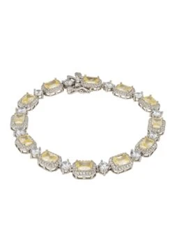 Latelita Elena Gemstone Bracelet Lemon Topaz Silver