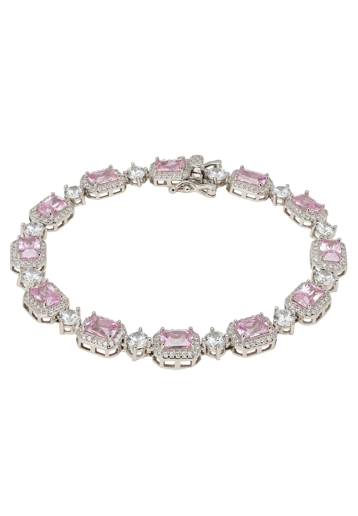 Latelita Elena Gemstone Bracelet Morganite Silver 3 Latelita Elena Gemstone Bracelet Morganite Silver