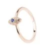 Latelita Elliptical Eye Band Ring Rosegold -Latelitla Store elliptical eye band ring rosegold 382139